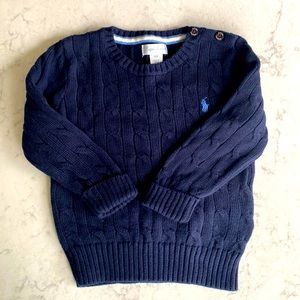 Ralph Lauren Navy Sweater 24 months